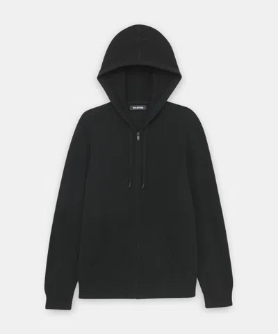 Naadam Signature Cashmere Zip Hoodie In Black