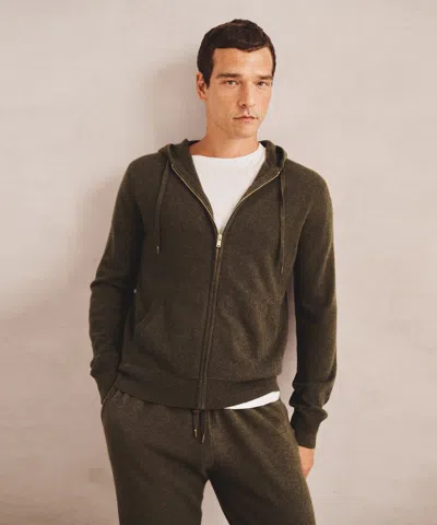 Naadam Signature Cashmere Zip Hoodie In Brown