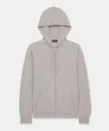 Naadam Signature Cashmere Zip Hoodie In Cement