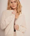 NAADAM SIGNATURE CASHMERE ZIP UP HOODIE