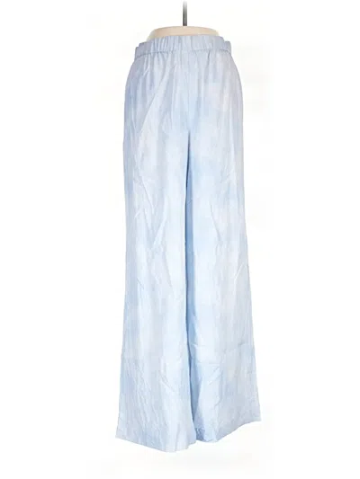 Pre-owned Naadam Silk Pants In Blue