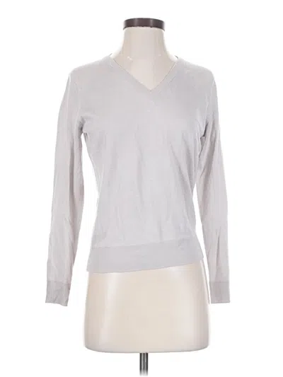 Pre-owned Naadam Silk Pullover Sweater In Gray