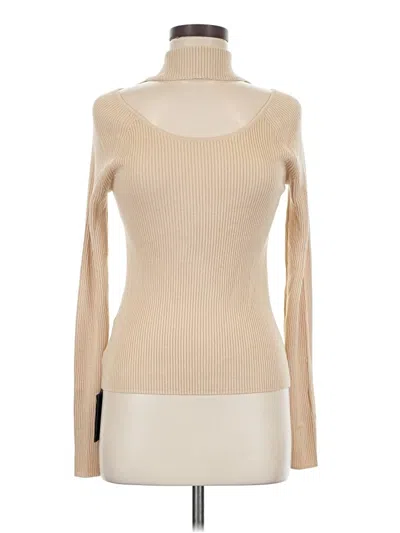 Naadam Silk Pullover Sweater In Tan