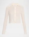 Naadam Spread-collar Coastal Cashmere Cardigan In Neutral