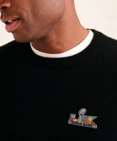 Naadam Super Bowl Lx Cashmere Sweater In Black