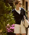 Naadam Super Fine Cashmere Classic Cardigan In Blue
