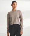 Naadam Super Fine Cashmere Crewneck Sweater In Brown