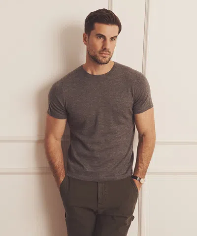Naadam Super Fine Cashmere T-shirt In Brown