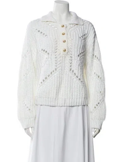 Pre-owned Naadam Sweater In White