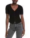 Naadam Tailored Cashmere Cardigan In Black
