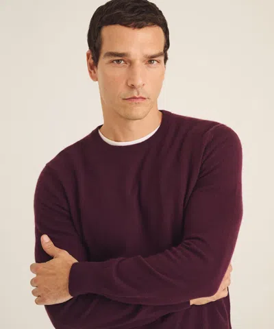 Naadam The Original Cashmere Crewneck Sweater Men's In Burgundy