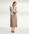 Naadam The Weightless Dress In Brown