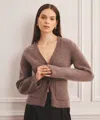 Naadam Ultra Luxe Cashmere Slim Cardigan In Brown