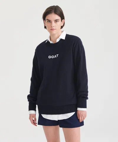 Naadam Unisex Signature Cashmere Goat Sweater In Blue