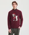 Naadam Unisex Signature Cashmere Holiday Goat Sweater In Burgundy