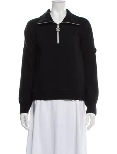 Pre-owned Naadam V-neck Sweater In Black