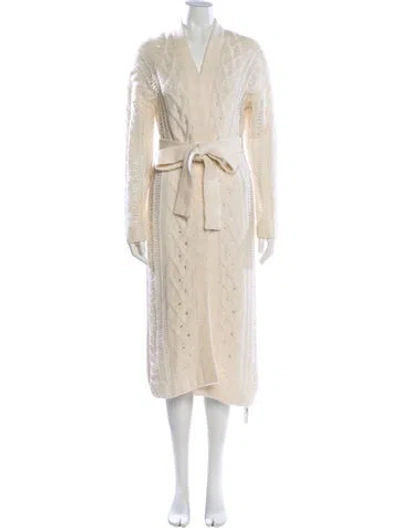 Pre-owned Naadam V-neck Sweater In Neutral
