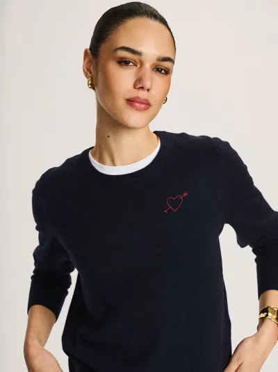 Naadam Women's Love Struck Cashmere Sweater In Blue