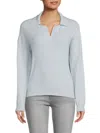 Naadam Women's Wool & Cashmere Polo Sweater In Mist