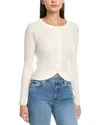 Naadam Wool & Cashmere-blend Cardigan In White