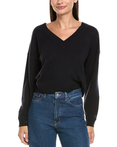 Naadam Lightweight Cashmere V-neck Sweater In Black