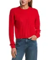 Naadam Wool & Cashmere-blend Sweater In Red