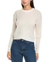 Naadam Wool & Cashmere-blend Sweater In White