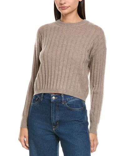 Naadam Wool & Cashmere-blend Sweater In Brown