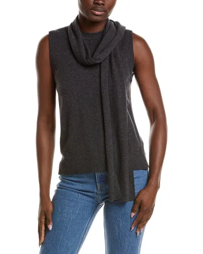 Naadam Wool & Cashmere-blend Top In Gray