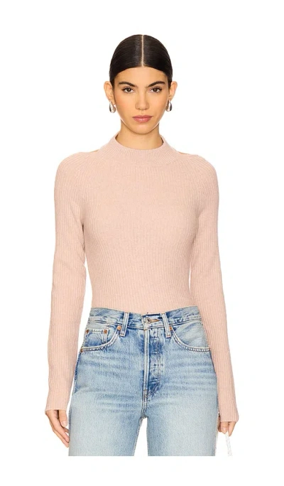 Naadam Pullover Mit Stehkragen In Pink