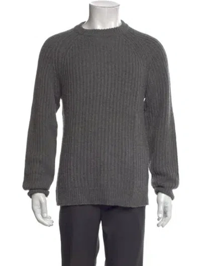 Pre-owned Naadam Wool Crew Neck Pullover In Gray