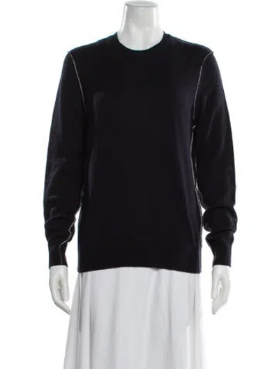 Pre-owned Naadam Wool Crew Neck Sweater In Blue