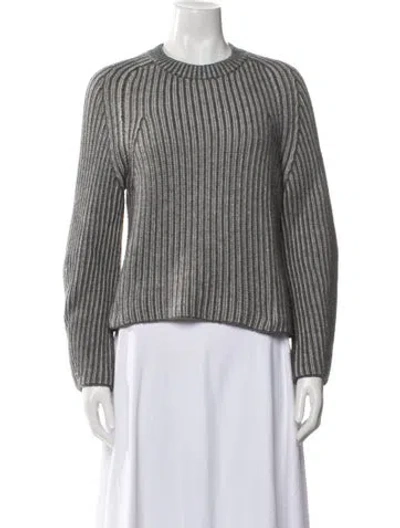 Pre-owned Naadam Wool Crew Neck Sweater In Gray