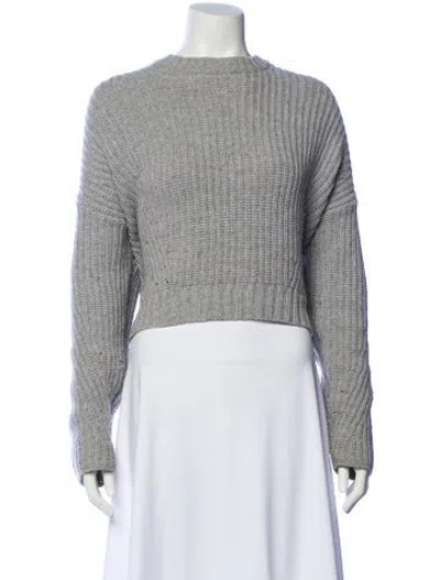 Pre-owned Naadam Wool Crew Neck Sweater In Gray