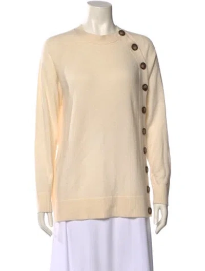 Pre-owned Naadam Wool Crew Neck Sweater In Neutral