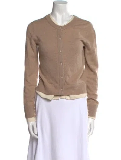 Pre-owned Naadam Wool Crew Neck Sweater In Neutral