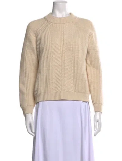 Pre-owned Naadam Wool Crew Neck Sweater In Neutral