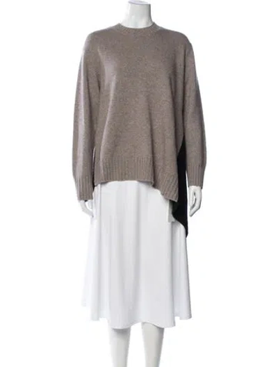 Pre-owned Naadam Wool Crew Neck Sweater In Neutrals