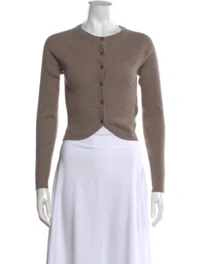 Pre-owned Naadam Wool Crew Neck Sweater W/ Tags In Neutrals