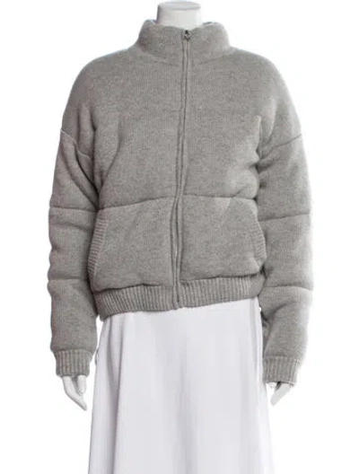Pre-owned Naadam Wool Jacket In Gray