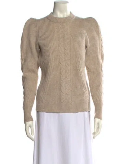 Pre-owned Naadam Wool Mock Neck Sweater In Neutral
