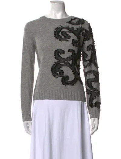 Pre-owned Naadam Wool Patterned Sweater In Neutrals