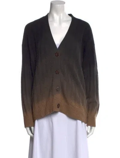 Pre-owned Naadam Wool Printed Sweater In Brown