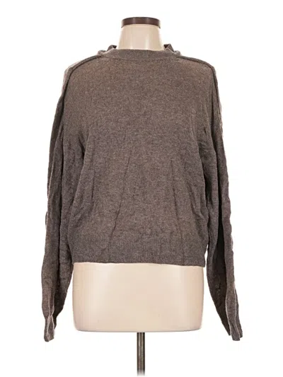 Pre-owned Naadam Wool Pullover Sweater In Brown