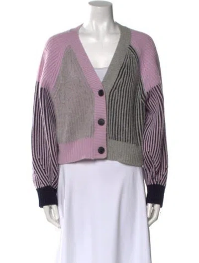 Pre-owned Naadam Wool Striped Sweater In Multi