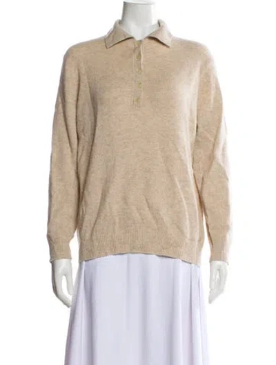 Pre-owned Naadam Wool Sweater In Neutral