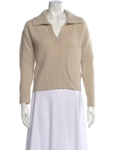 Pre-owned Naadam Wool Sweater In Neutral