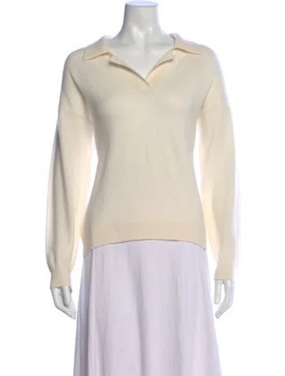 Pre-owned Naadam Wool Sweater In Neutral