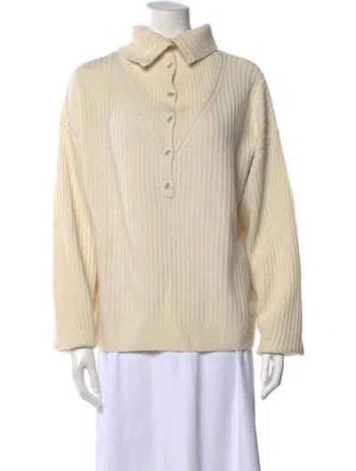Pre-owned Naadam Wool Sweater In Neutrals
