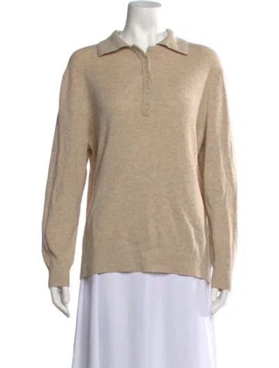 Pre-owned Naadam Wool Sweater In Neutrals